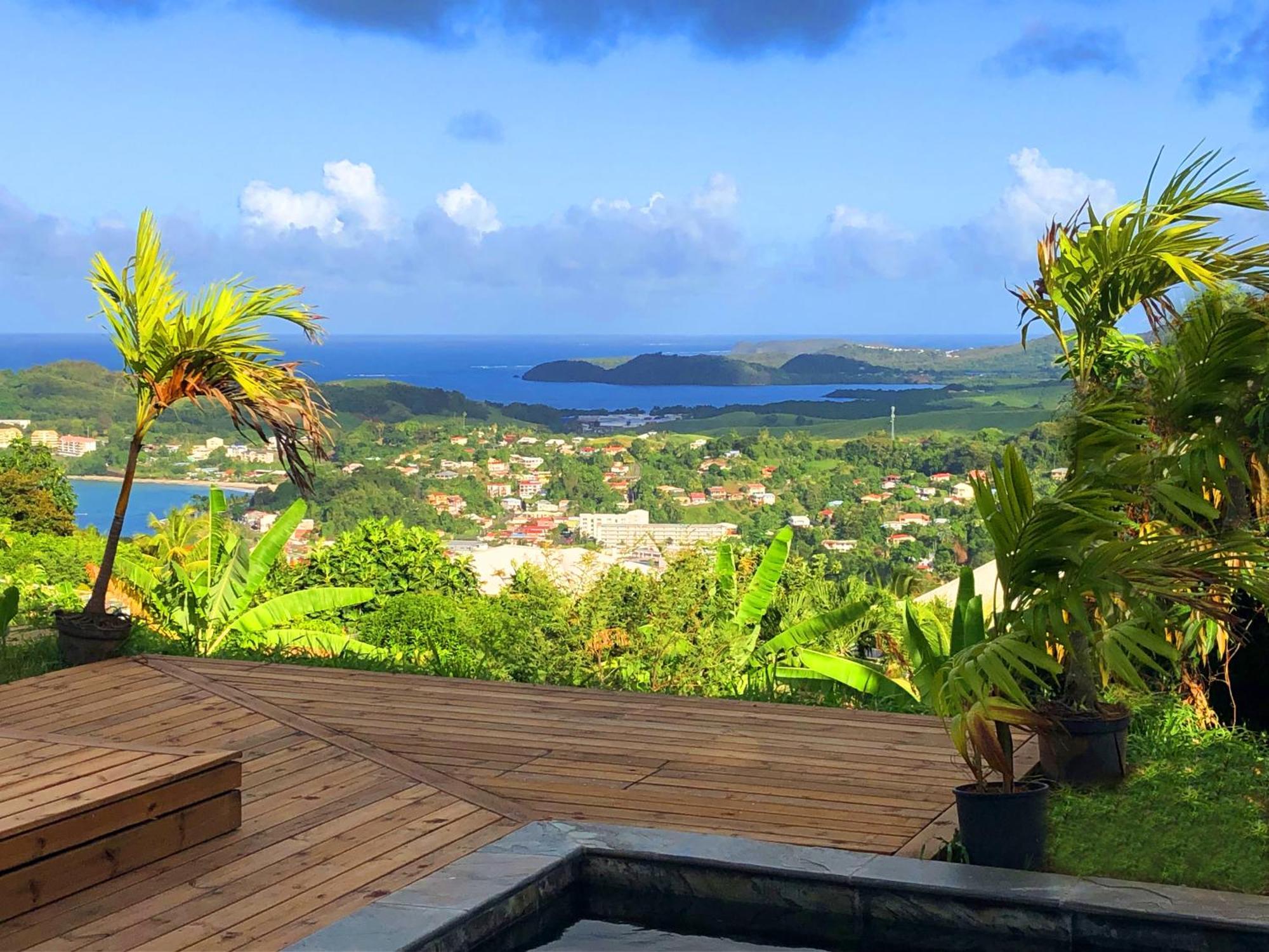 F3 Hibiscus - Piscine Chauffee - Vue Mer - 9 Min De La Plage - Ti Zwezo Paradi La Trinité Eksteriør bilde